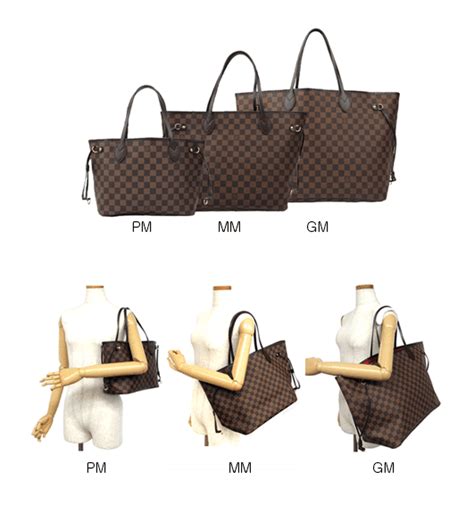 lv bag gm size|louis vuitton size guide.